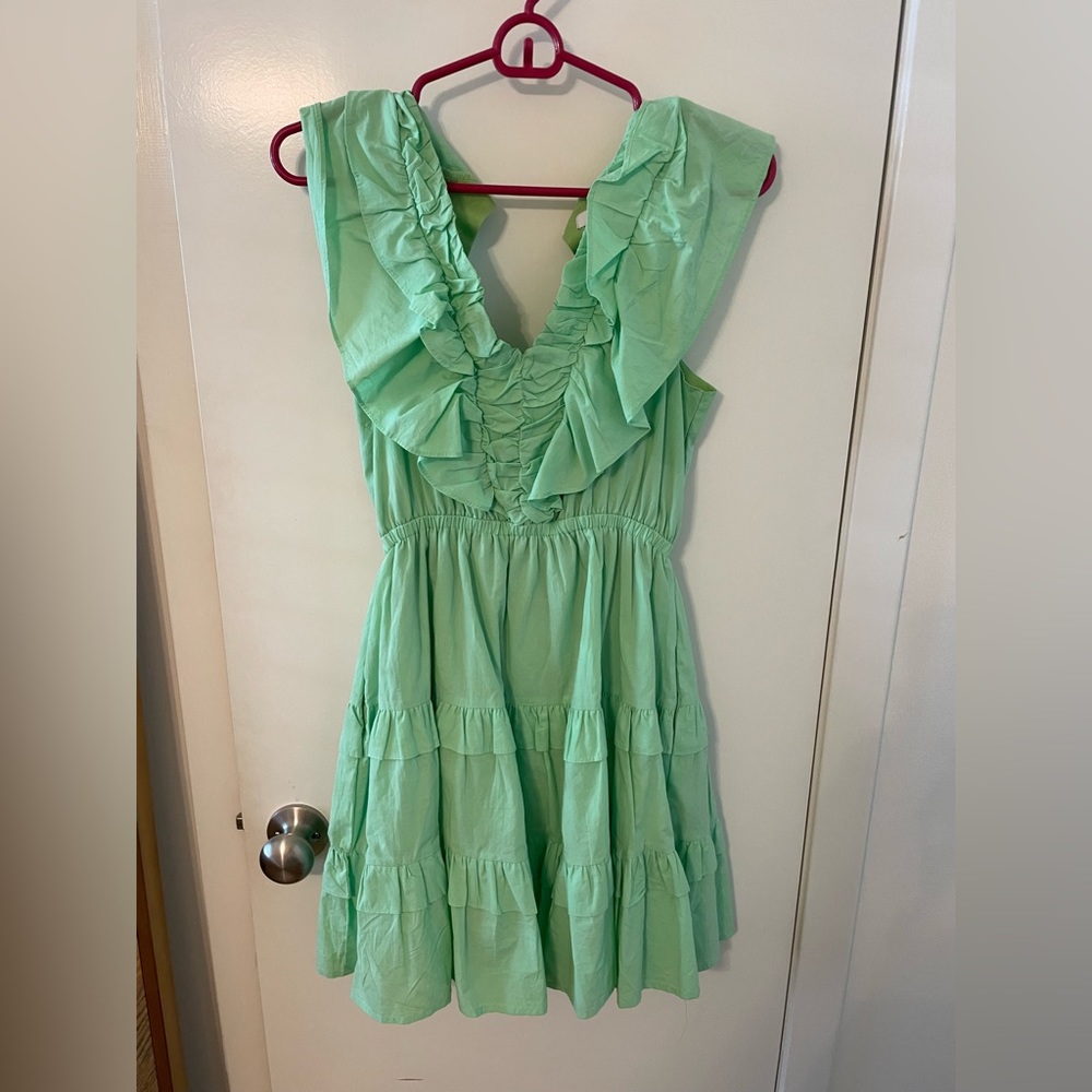 Addison green sundress